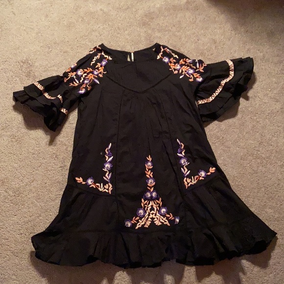 NWOT Free People pavlo babydoll embroidered dress - Picture 7 of 10